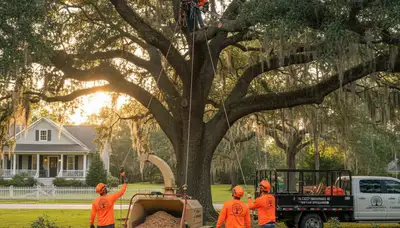 Professional tree removal service in Charleston SC by certified local arborists