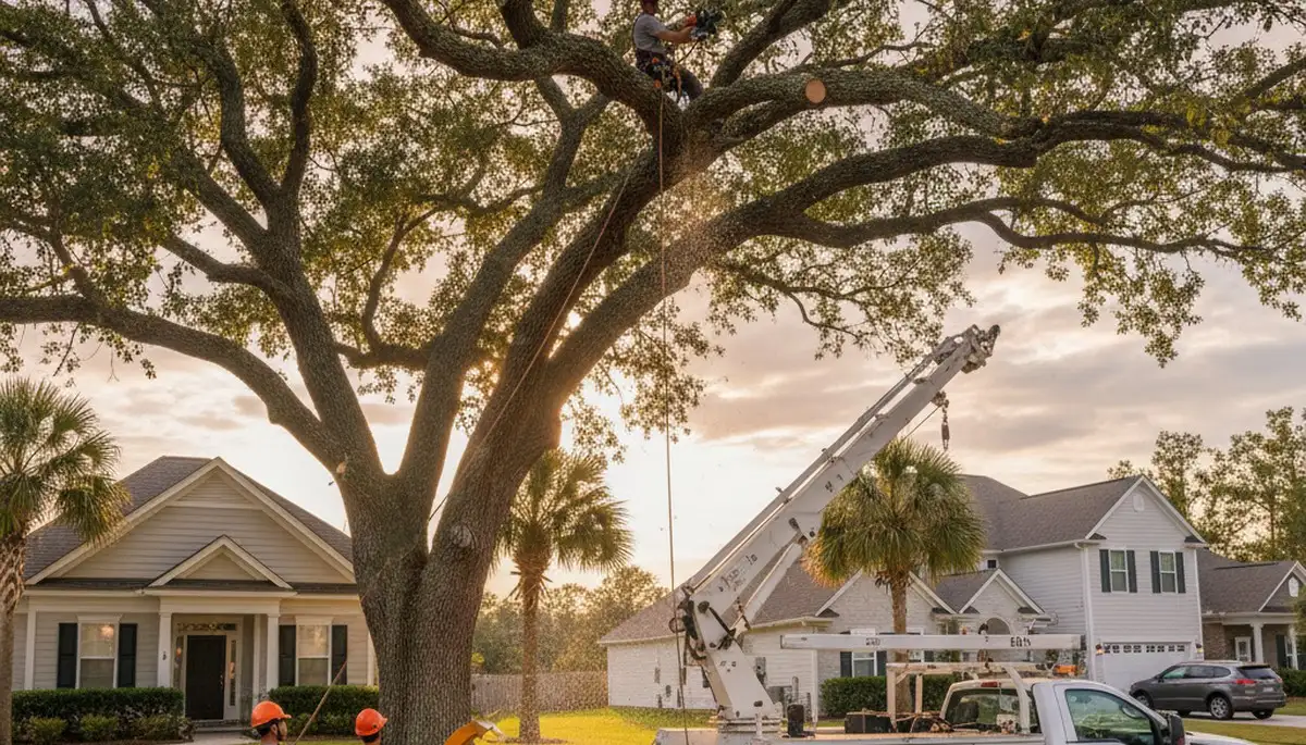 Professional tree removal service in Charleston SC by certified local arborists
