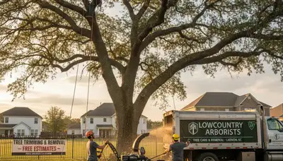Professional tree removal service in Charleston SC by expert arborists