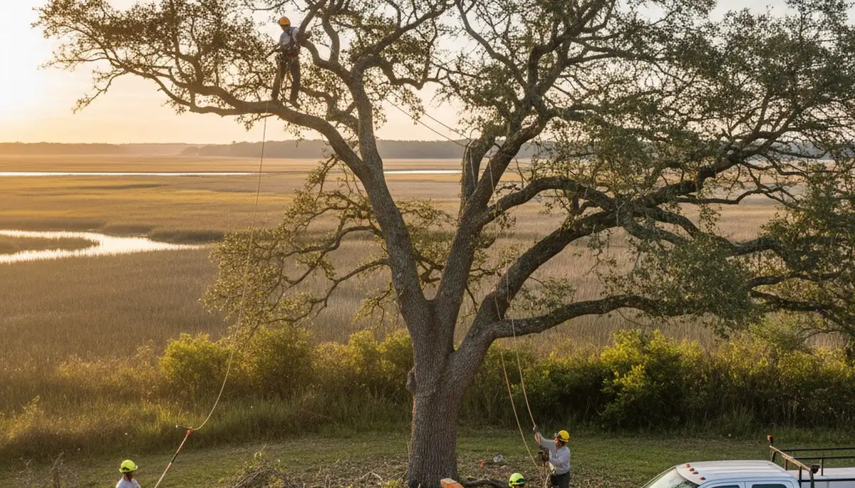 Professional tree removal service in Charleston SC by certified arborists